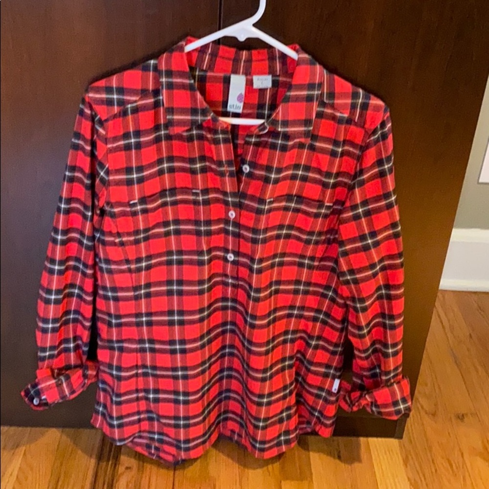 Stio Women’s plaid popover - Large